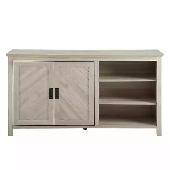 Birch 2-Door Chevron Cabinet