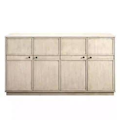 Birch Wood 4-Door Sideboard