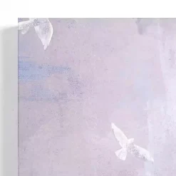 Birds in a Purple Sky Canvas Art Print