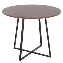 Black and Brown Canary Cosmo Round Dining Table
