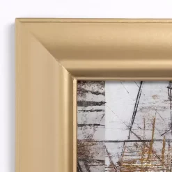 Black and White Abstract II Gold Framed Art Print