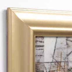 Black and White Abstract II Gold Framed Art Print