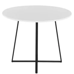 Black and White Canary Cosmo Round Dining Table