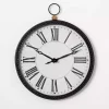 Black Beaded Metal Wall Clock
