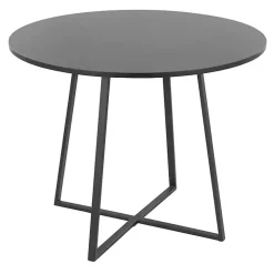 Black Canary Cosmo Round Dining Table