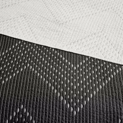 Black Chevron Full/Queen 3-pc. Coverlet Set