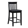 Black Jayden Craftsman Counter Stool