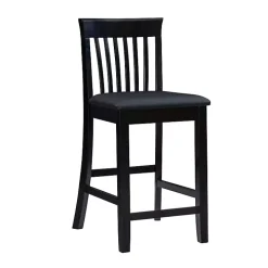 Black Jayden Craftsman Counter Stool