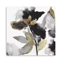 Black Leaves II Giclee Canvas Art Print, 40x40 in.