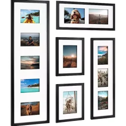 Black Matted 5-pc. Gallery Wall Picture Frame Set