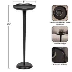 Black Metal Alicia Accent Table