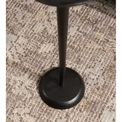 Black Metal Alicia Accent Table