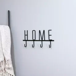 Black Metal Home Wall Hooks
