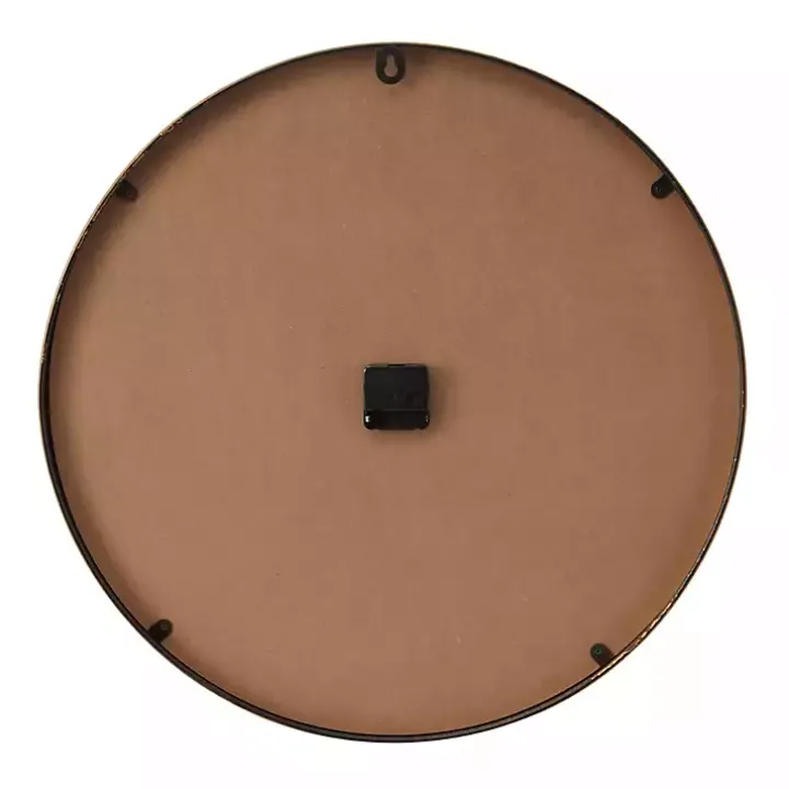 Black Metal Modern Thomas Wall Clock