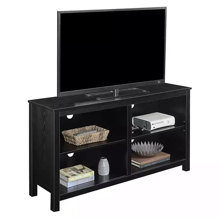 Black Montana 4-Shelf Media Cabinet