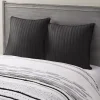 Black Quilted Euro Sham