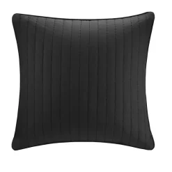 Black Quilted Euro Sham