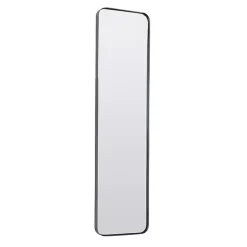 Black Rectangle Beveled Wall Mirror