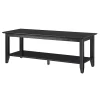 Black Simple Rectangular Coffee Table