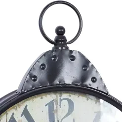 Black Vintage Pocket Watch Wall Clock