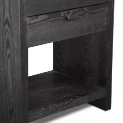 Black Vivara 2-Drawer Nightstand