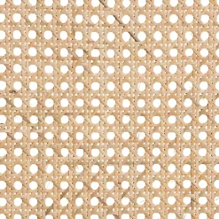 Black Wood & Rattan Bree Dining Chairs, Set of 2