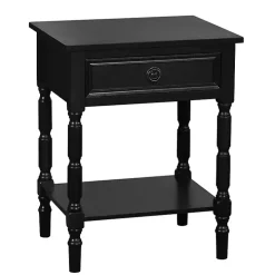 Black Wood Barrett Accent Table