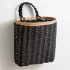 Black Woven Wall Pocket