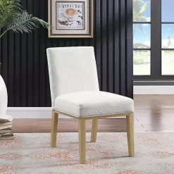 Blair White Stain Proof Dining Chair
