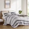 Blake Gray Stripe 2-pc. Twin/Twin XL Comforter Set