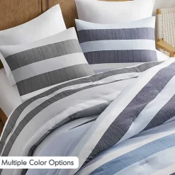 Blake Gray Stripe 2-pc. Twin/Twin XL Comforter Set