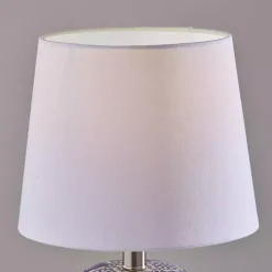 Blue and White Ceramic Table Lamps, Set of 2