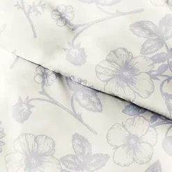 Blue Botanical 2-pc. Twin Duvet Cover Set