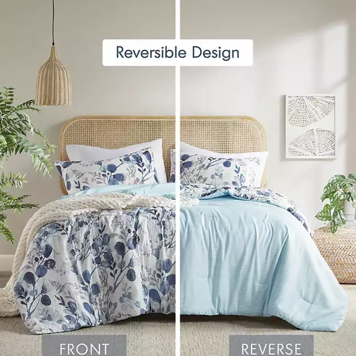 Blue Botanical 2-pc. Twin/Twin XL Comforter Set