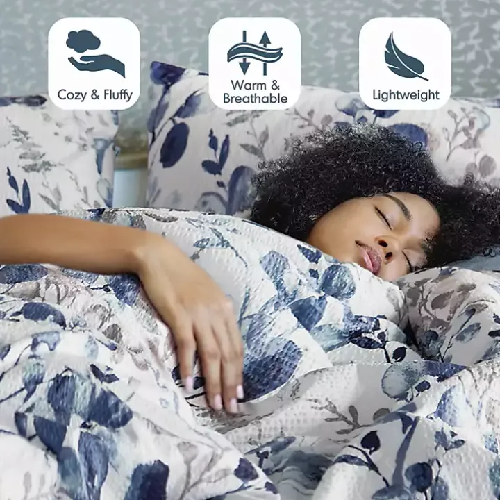 Blue Botanical 2-pc. Twin/Twin XL Comforter Set