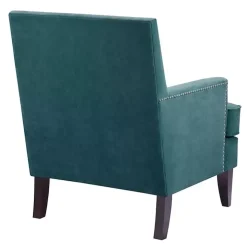 Blue Carlton Accent Chair with Nailhead Trim