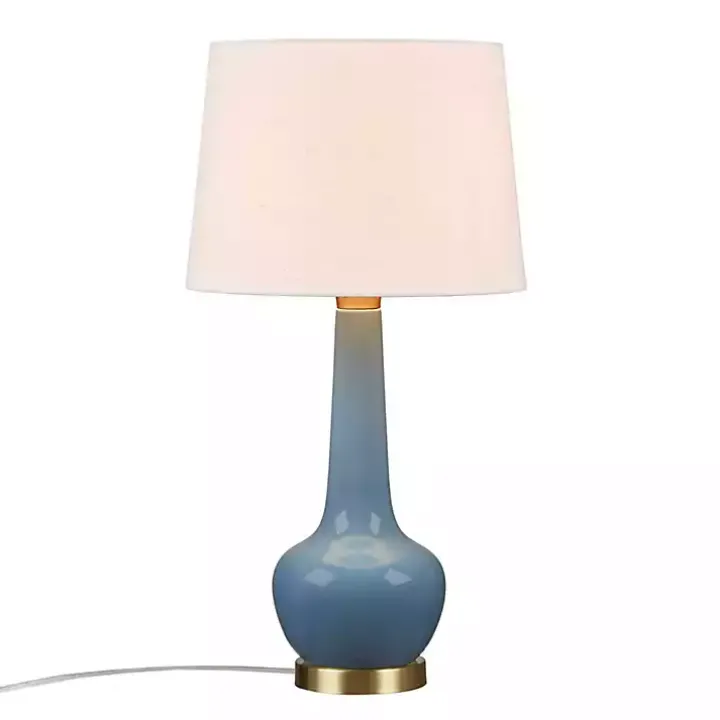 Blue Ceramic Zazie Table Lamp