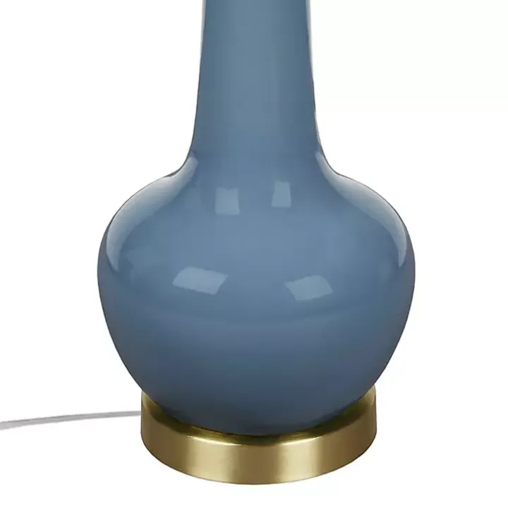 Blue Ceramic Zazie Table Lamp