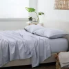 Blue Chambray 4-pc. California King Sheet Set