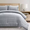 Blue Classic Stripe 3-pc. Full/Queen Comforter Set