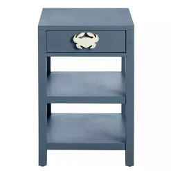 Blue Crab Accent Table