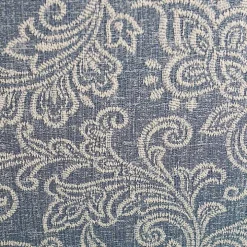 Blue Floral English Armchair