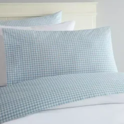 Blue Gingham Queen 3-pc. Sheet Set