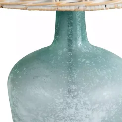 Blue Glass Coastal Table Lamp