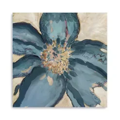 Blue Poppy Giclee Canvas Art Print