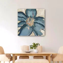 Blue Poppy Giclee Canvas Art Print