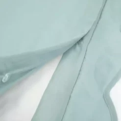 Blue Scallop Edge 3-pc. King Duvet Cover Set