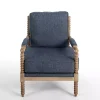 Blue Spencer Spindle Armchair
