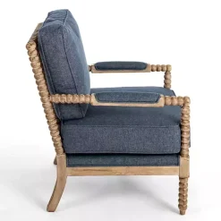 Blue Spencer Spindle Armchair
