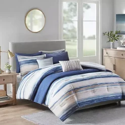 Blue Watercolor 8-pc. King Comforter Set
